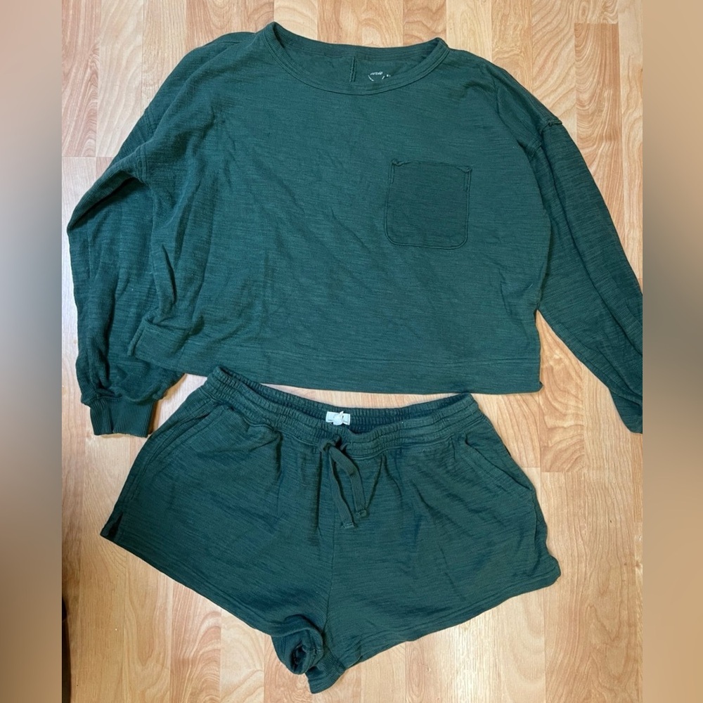 american eagle aerie endless summer lounge set